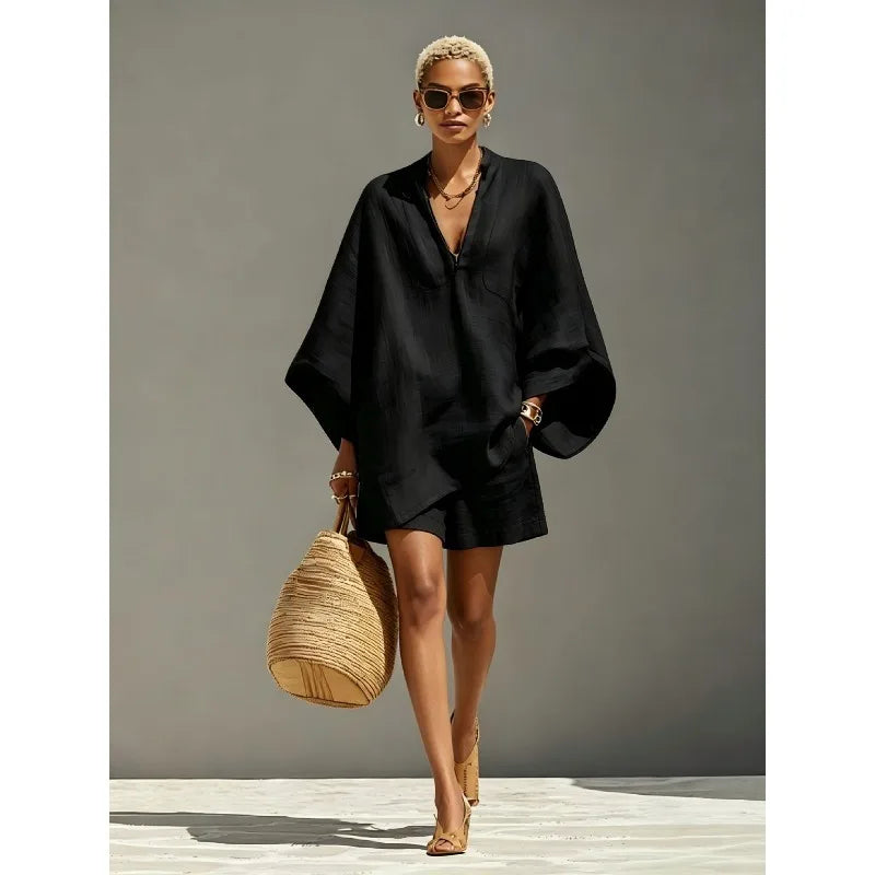 Estelle Batwing Sleeve Matching Set