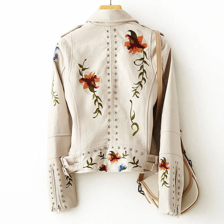 Sadie Studded Leather Jacket