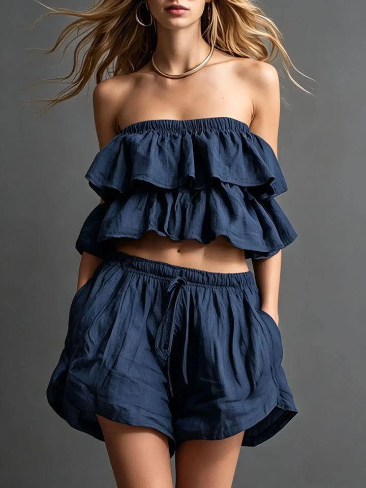 Daphne Off Shoulder Two Piece Set