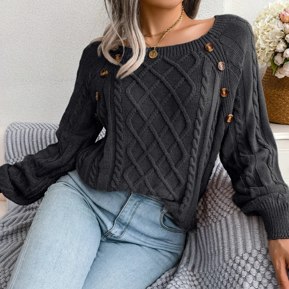 Briony Square Neck Sweater