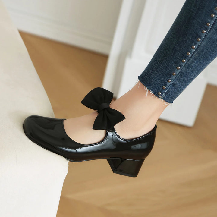 Maribel Bow Mary Jane Pumps