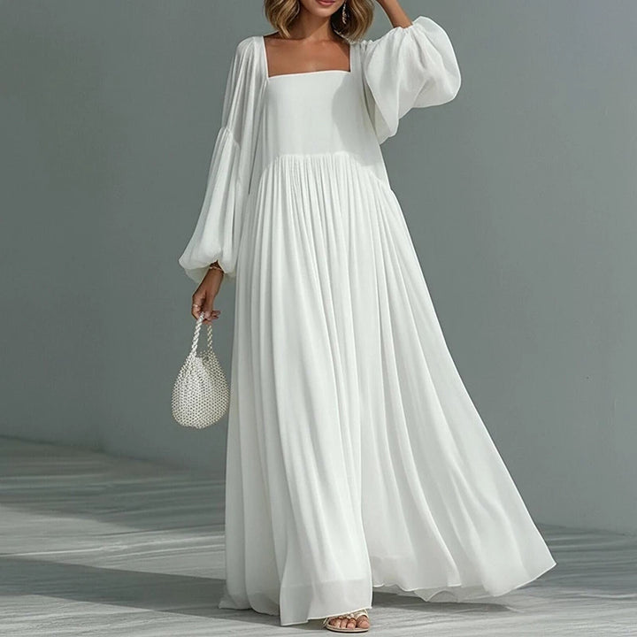 Bellamy Square Neck Wedding Guest Dress
