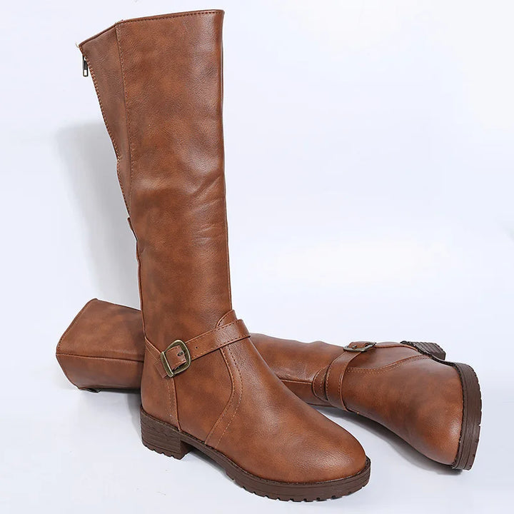 Elaine Side Zip Riding Boots