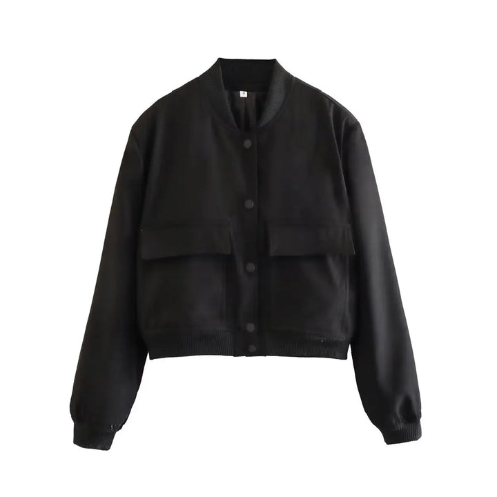 Corrine Cropped Bomber Jacket