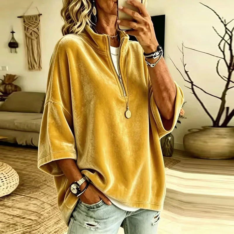 Mirelle Soft Comfort Half Zip Pullover