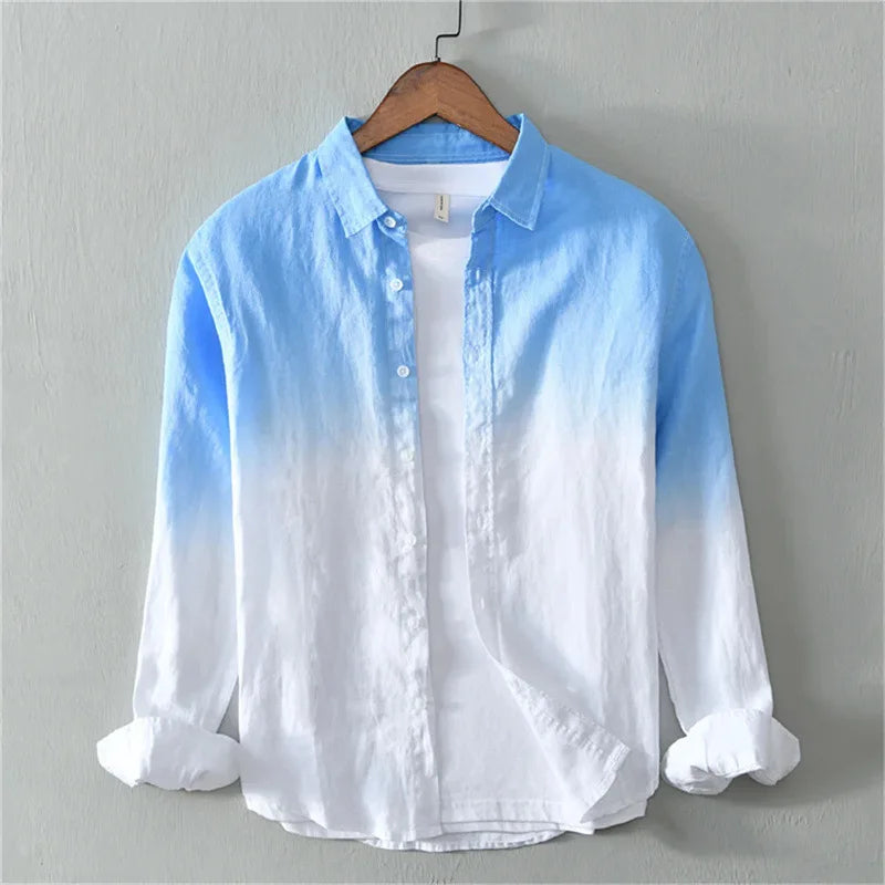 Evan Ombre Button Front Shirt