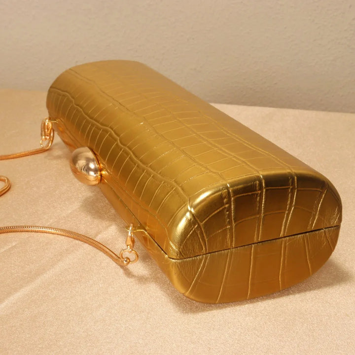 Camille Glossy Evening Party Clutch