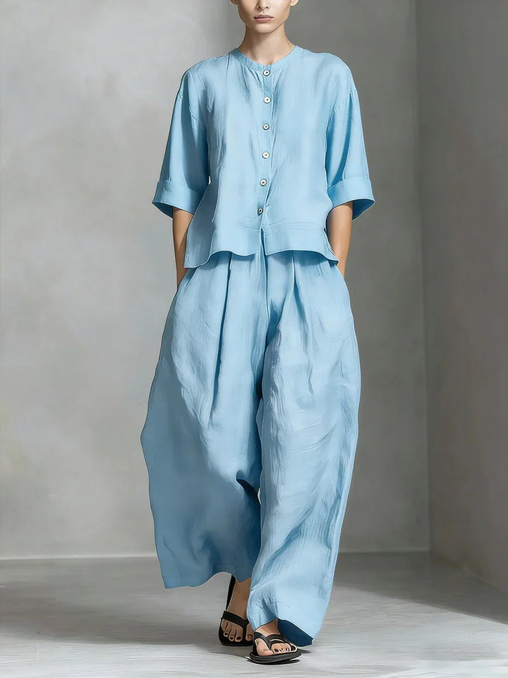 Zerina Linen Matching Set