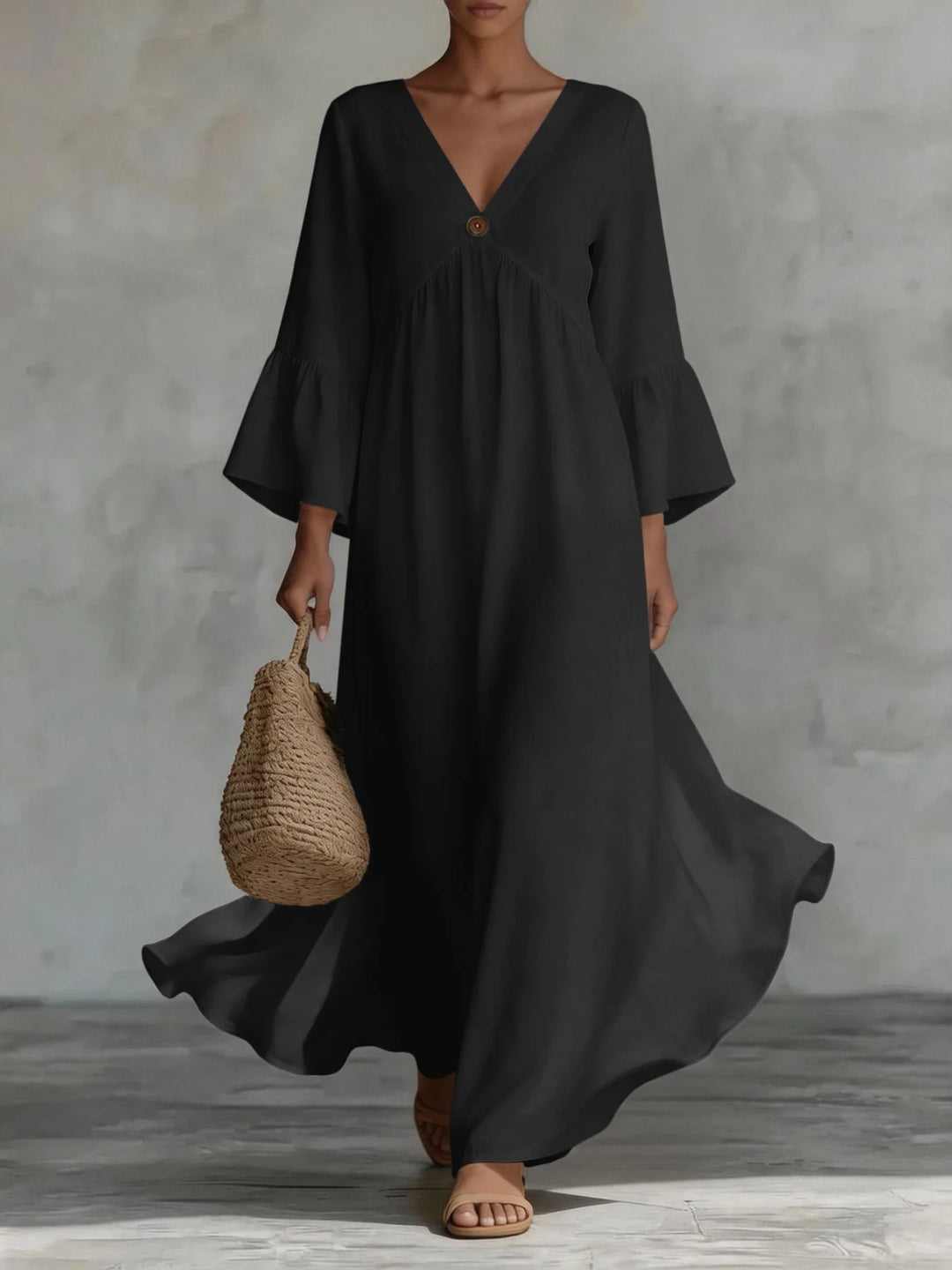Elowen Casual Flowy Maxi Dress