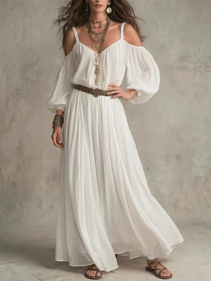 Arabella Off Shoulder Maxi Dress