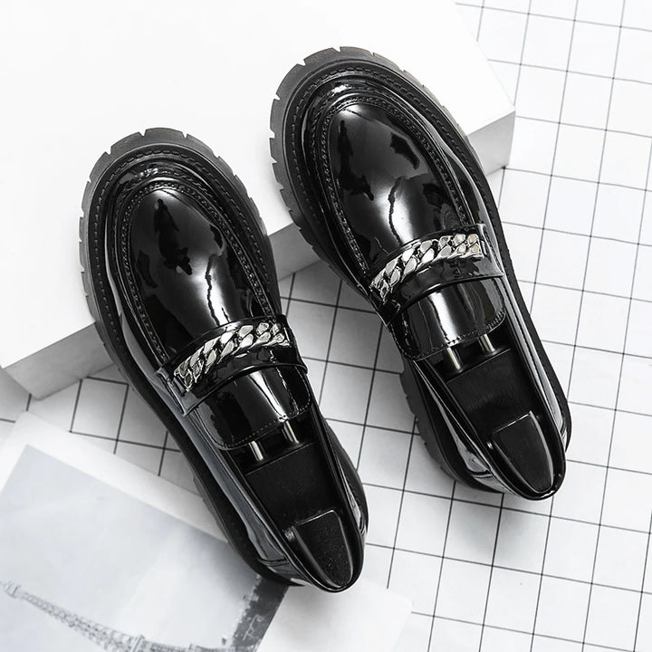 Matthew Slip On Leather Loafers