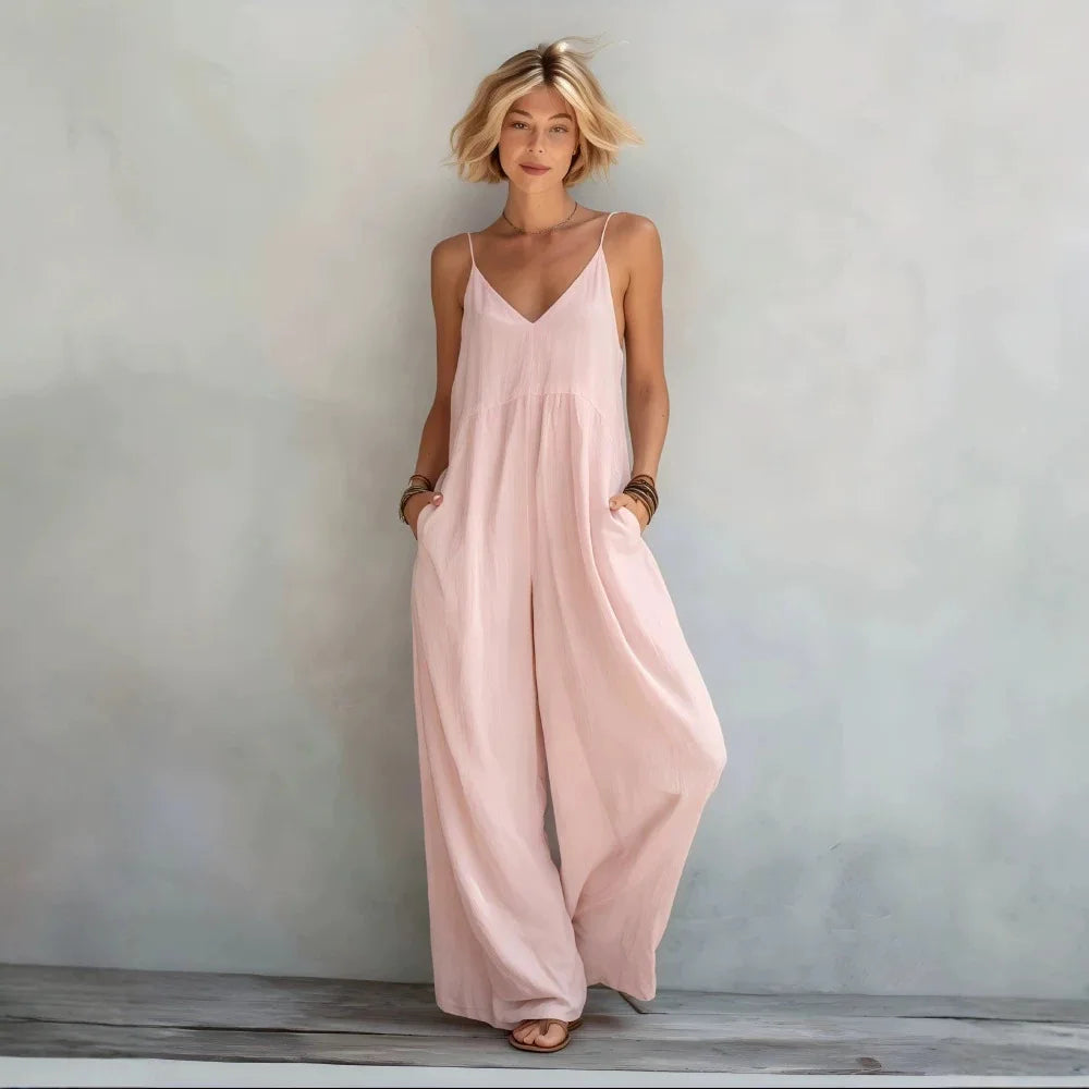 Elara Pocket Wide Leg Jumpsuit