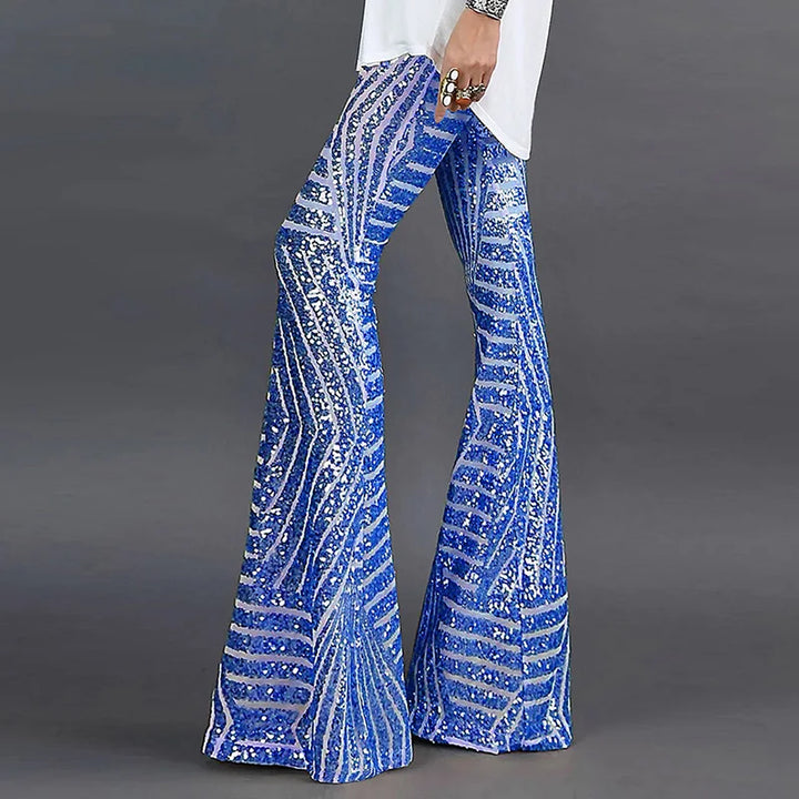 Aaliyah Sequin Flare Pants