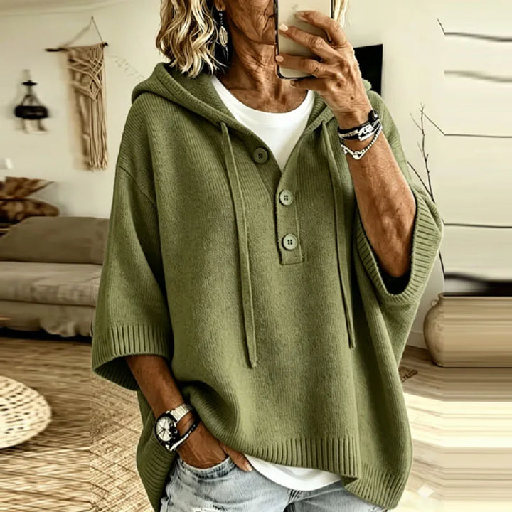 Aveline Hooded Knit Pullover