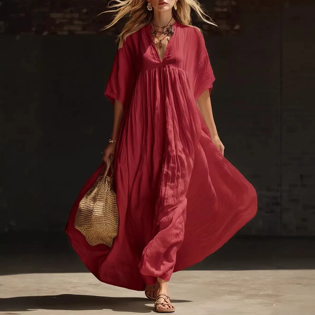 Rosalina Flowy Relaxed Maxi Dress