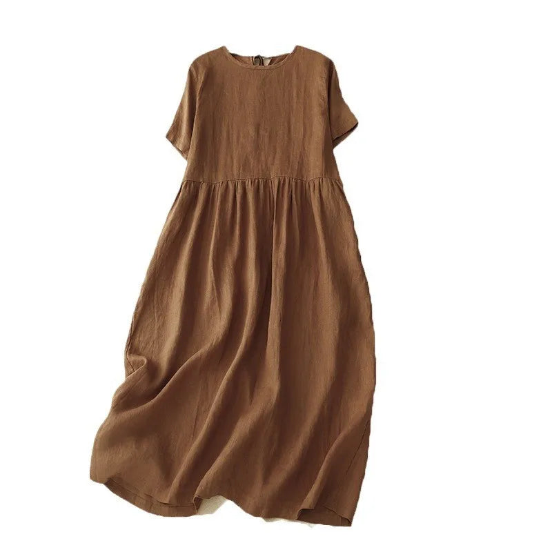 Marielle Relaxed Cotton Midi Dress