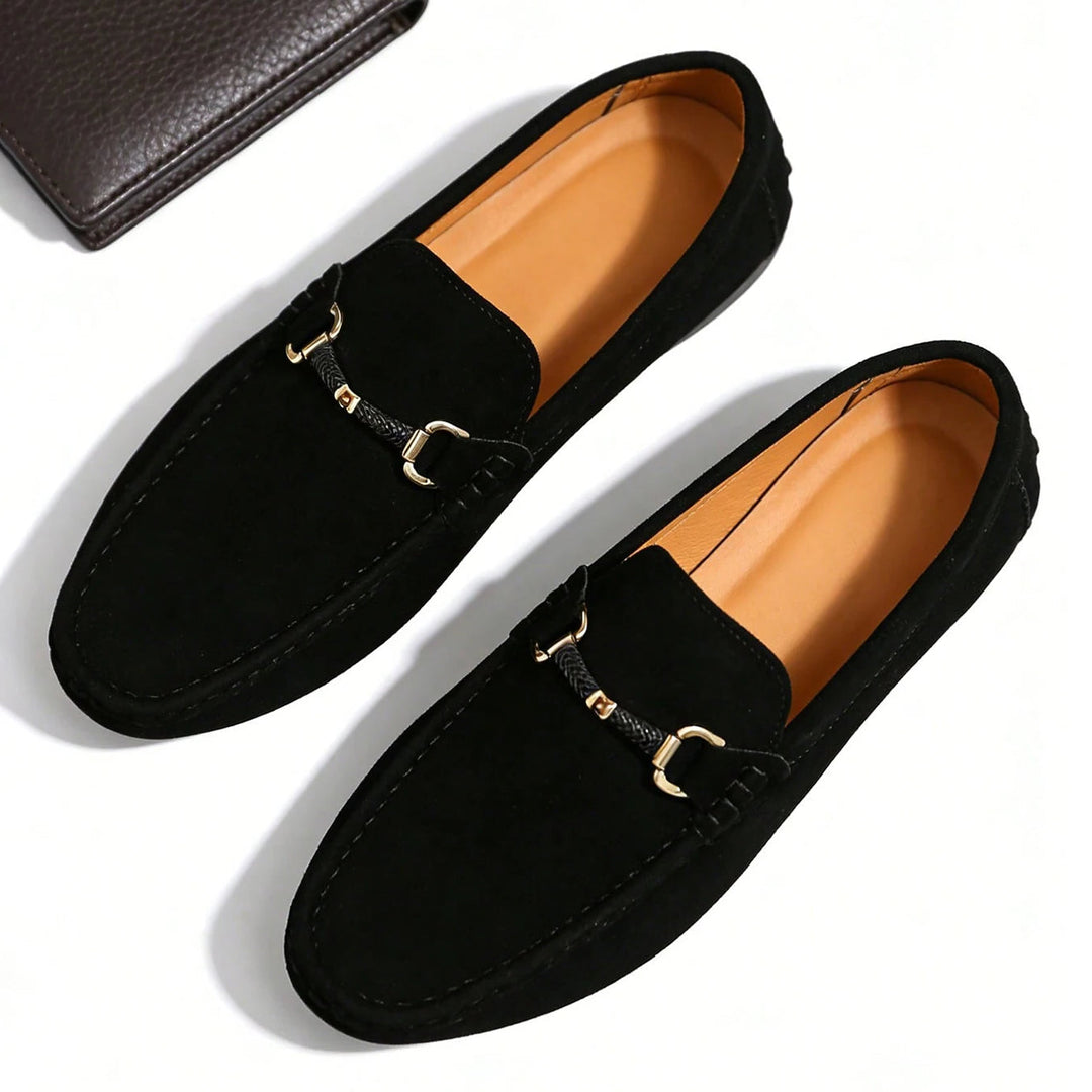 Davidson Suede Slip On Loafers