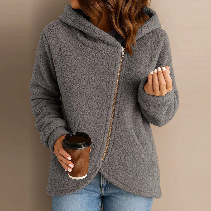 Esme Asymmetric Zip Hoodie