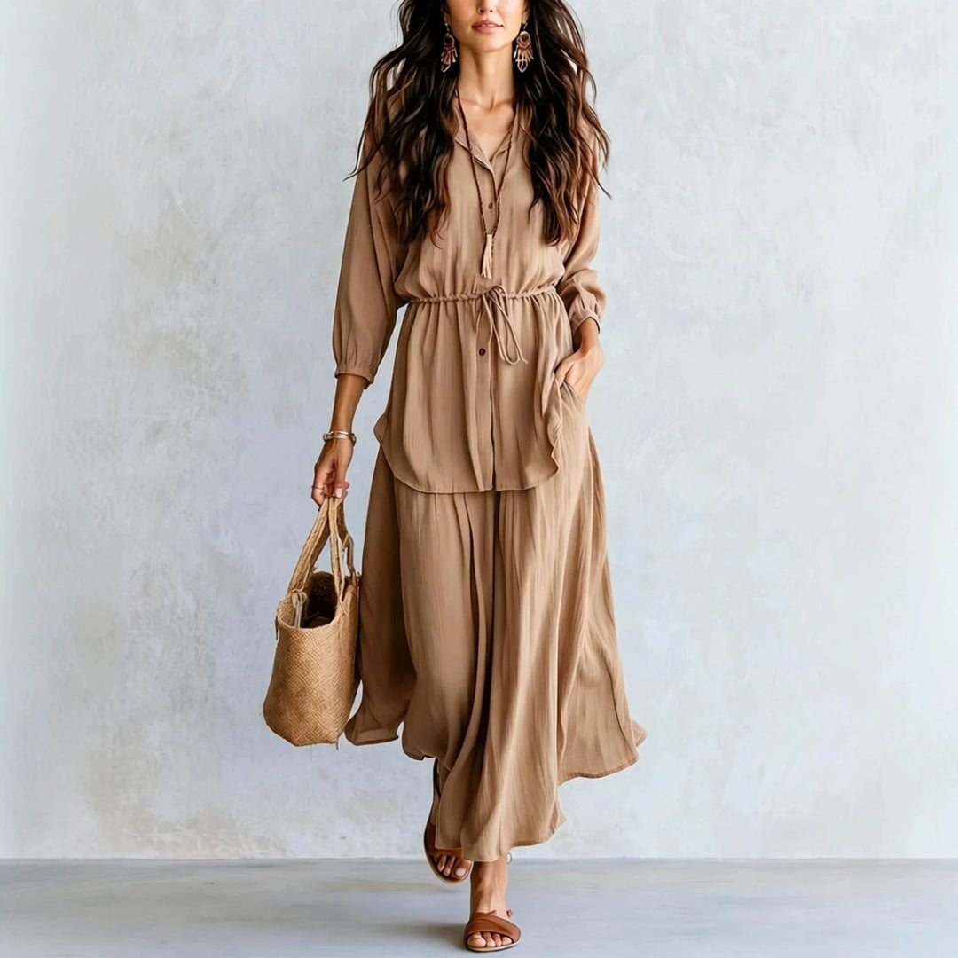 Amelie Relaxed Comfort Skirt Set
