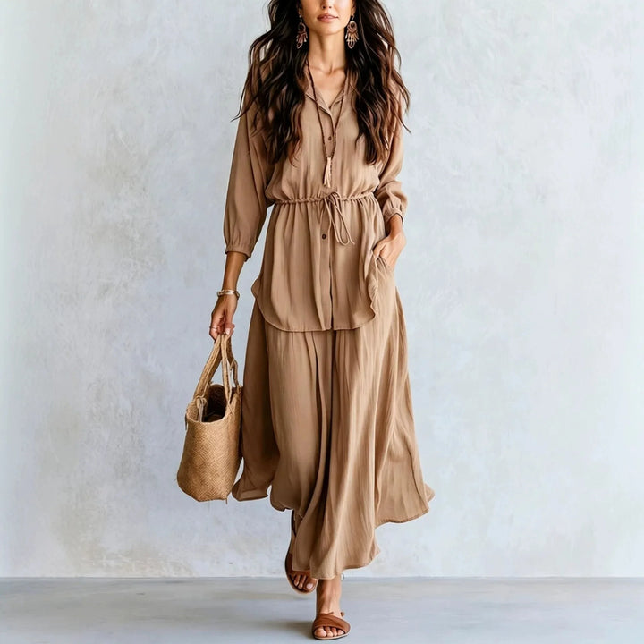 Amelie Relaxed Comfort Skirt Set
