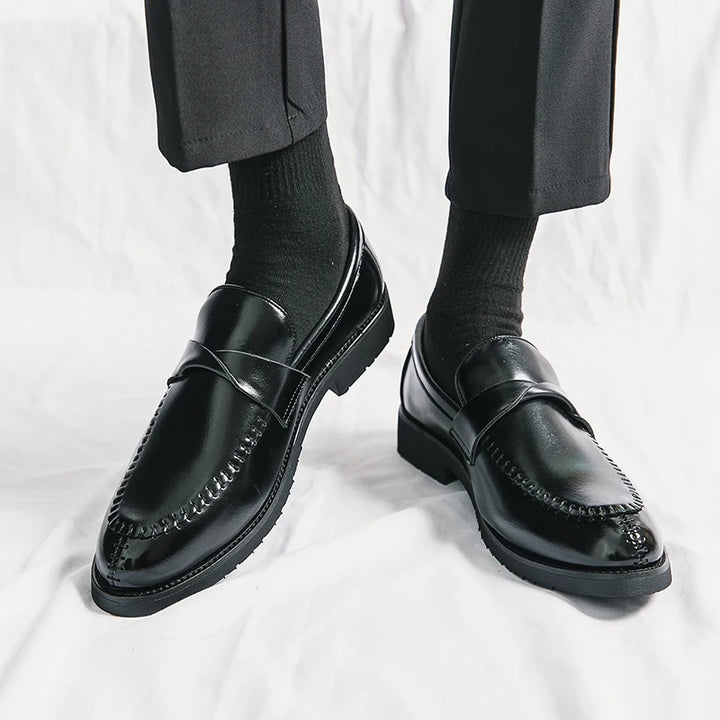 Dominic Leather Dress Loafers