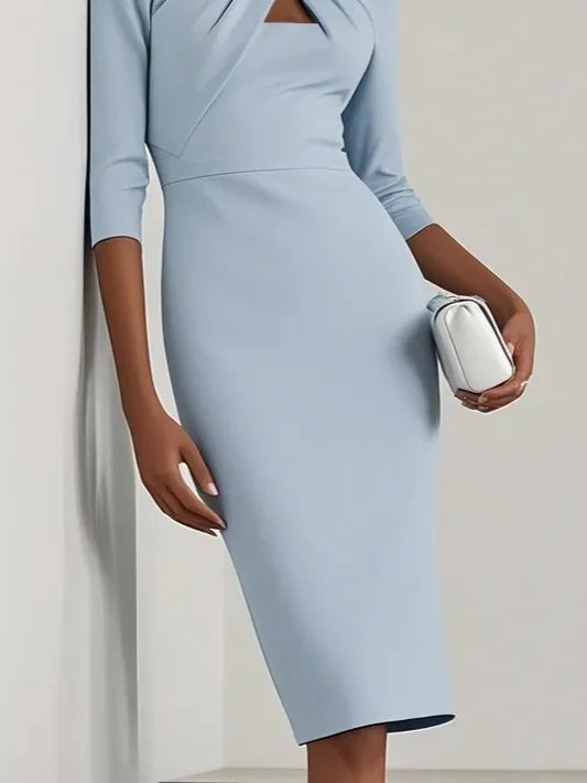 Colette Wrap Waist Midi Dress