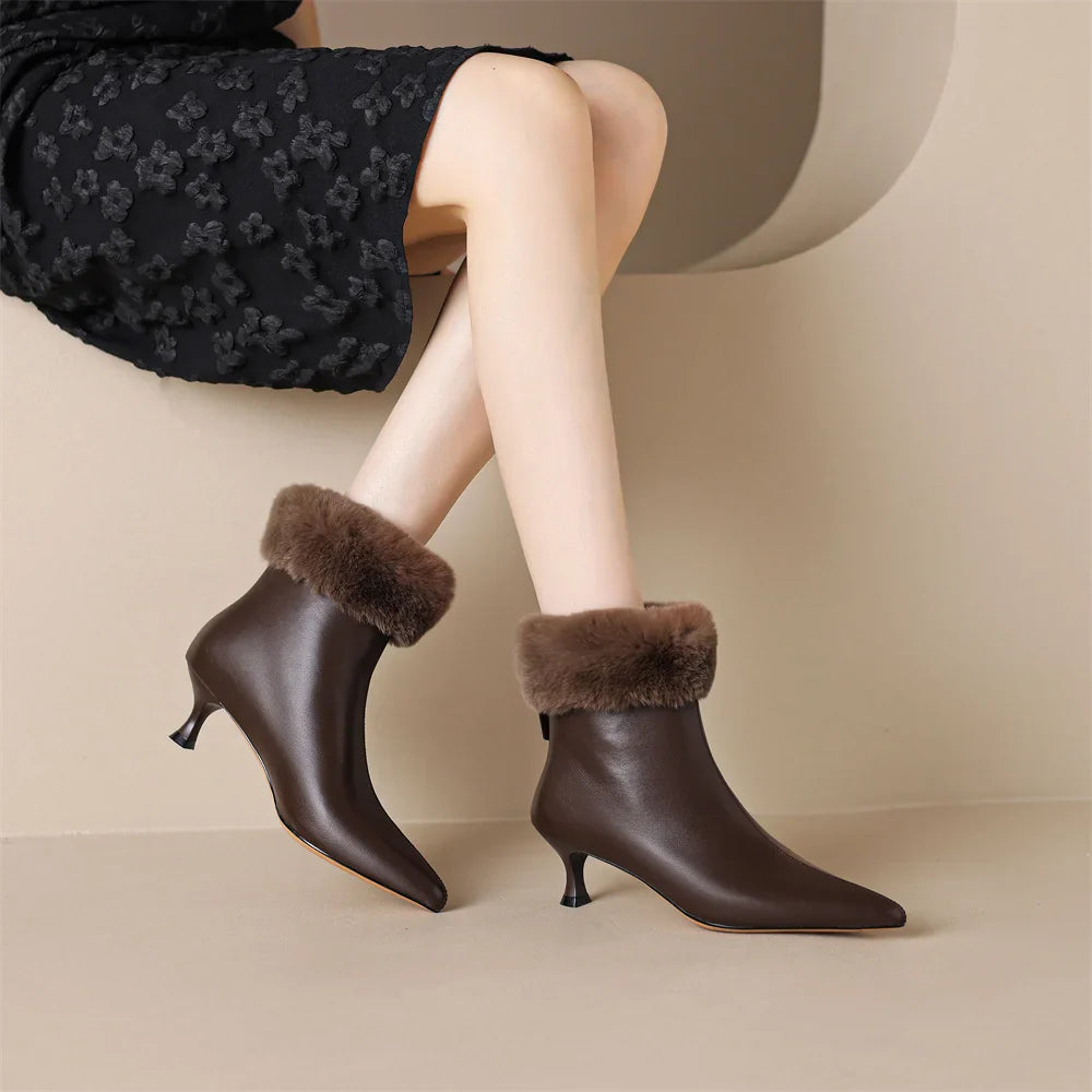 Clarks Leather Ankle Boots