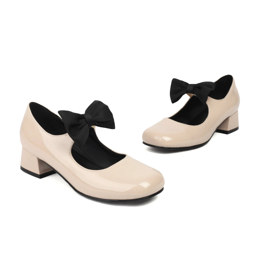 Maribel Bow Mary Jane Pumps