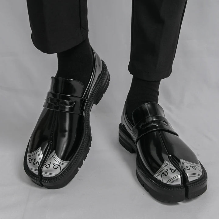 Obsidian Tabi Leather Loafer