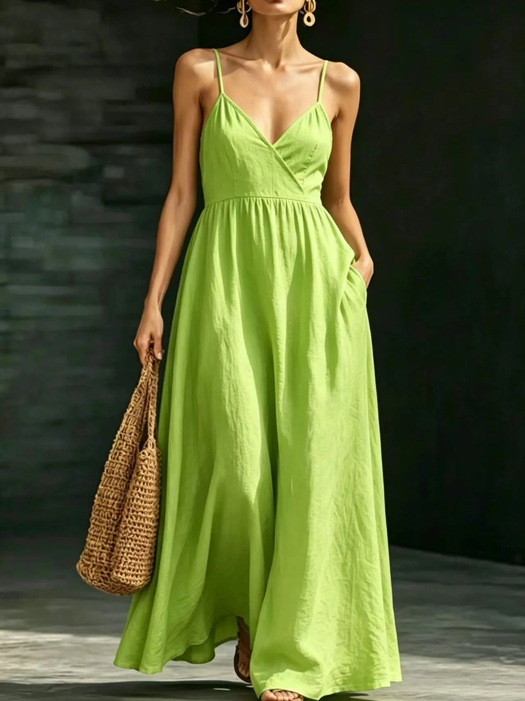 Isabelle Elegant Flowy Maxi Dress