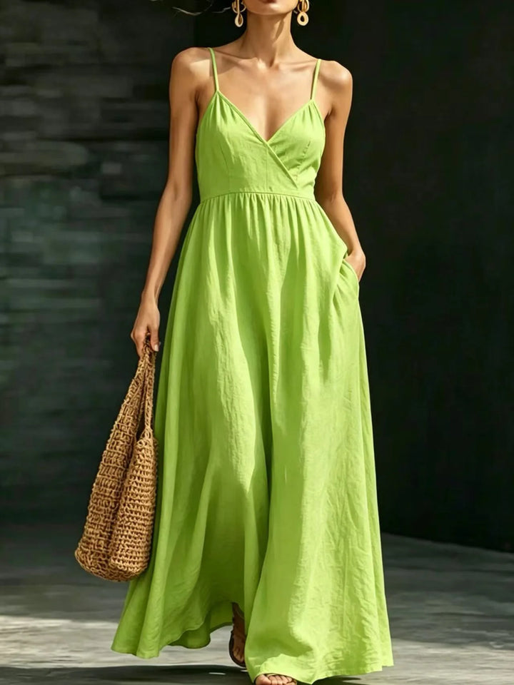 Isabelle Elegant Flowy Maxi Dress