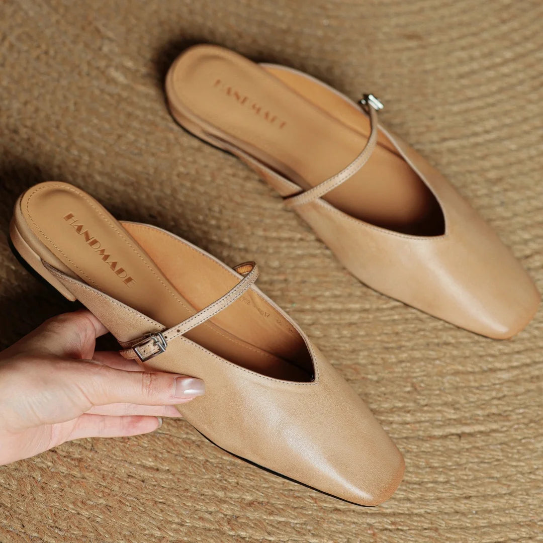 Celeste Genuine Leather Mules