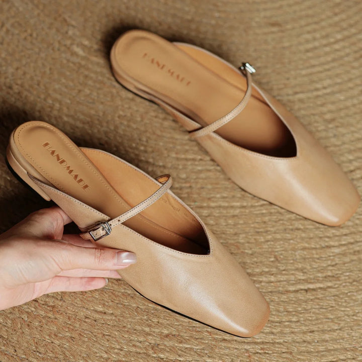 Celeste Genuine Leather Mules