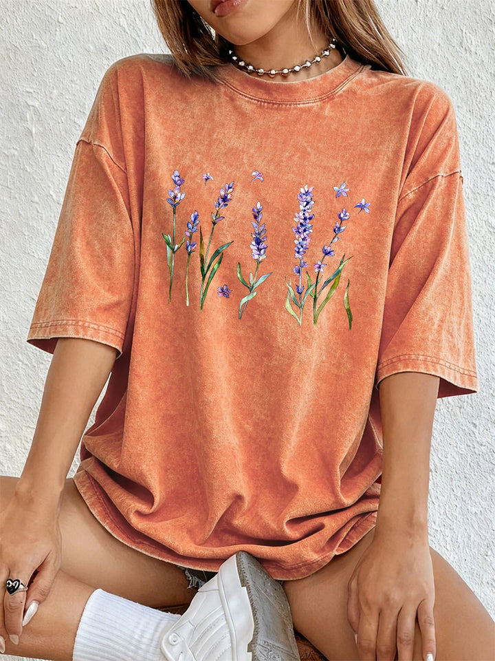 Delilah Oversized Floral Tee