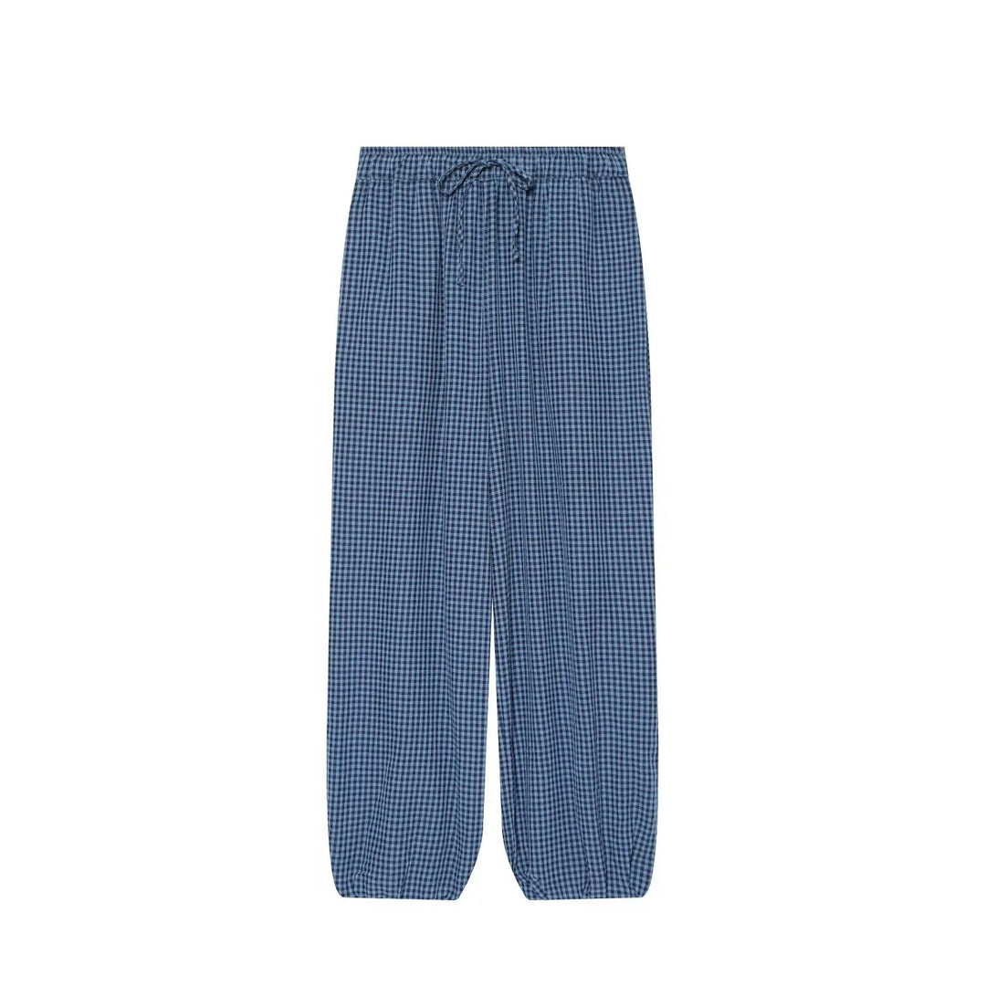 Kaydence Plaid Lantern Trousers