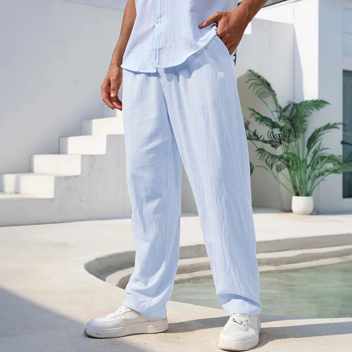 Callum Relaxed Linen Trousers