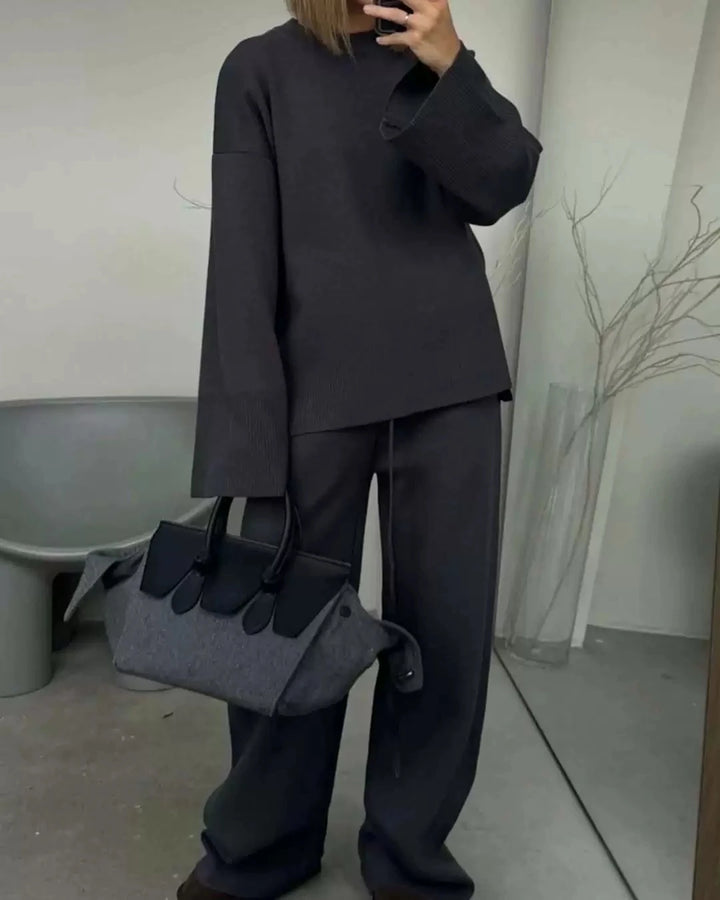 Brielle Oversized Knit Matching Set