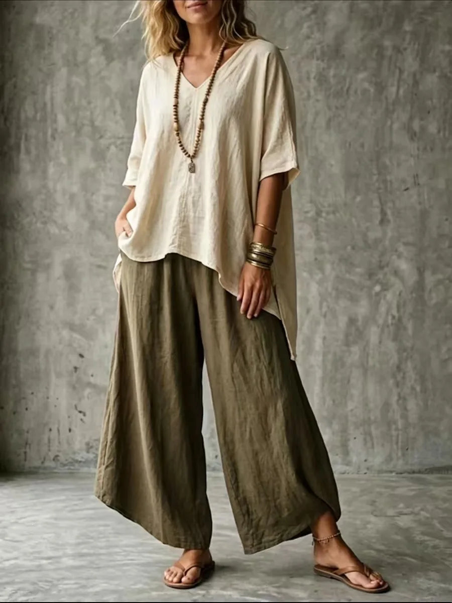 Noelle Linen Blend Co-Ord Set