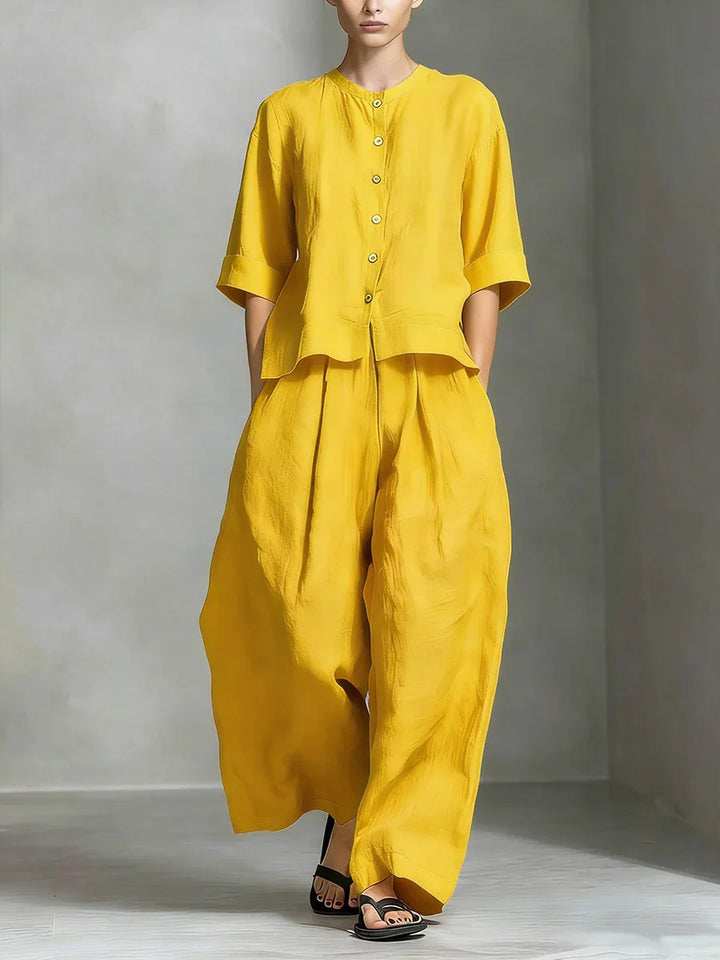 Zerina Linen Matching Set