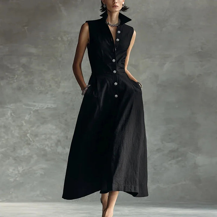 Tara Sophisticated Shirt Maxi Dress