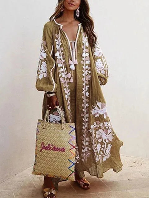 Savanna Bohemian Maxi Dress