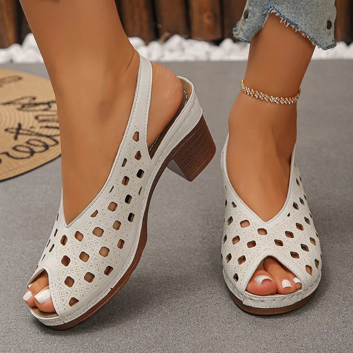 Maisie Orthopedic Peep Toe Sandals