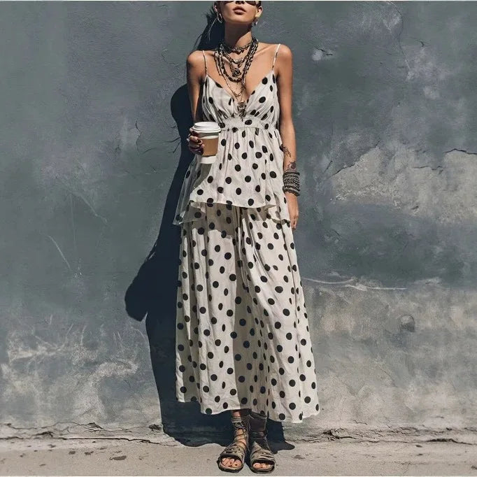Lorelai Bohemian Cami Skirt Co-Ord Set