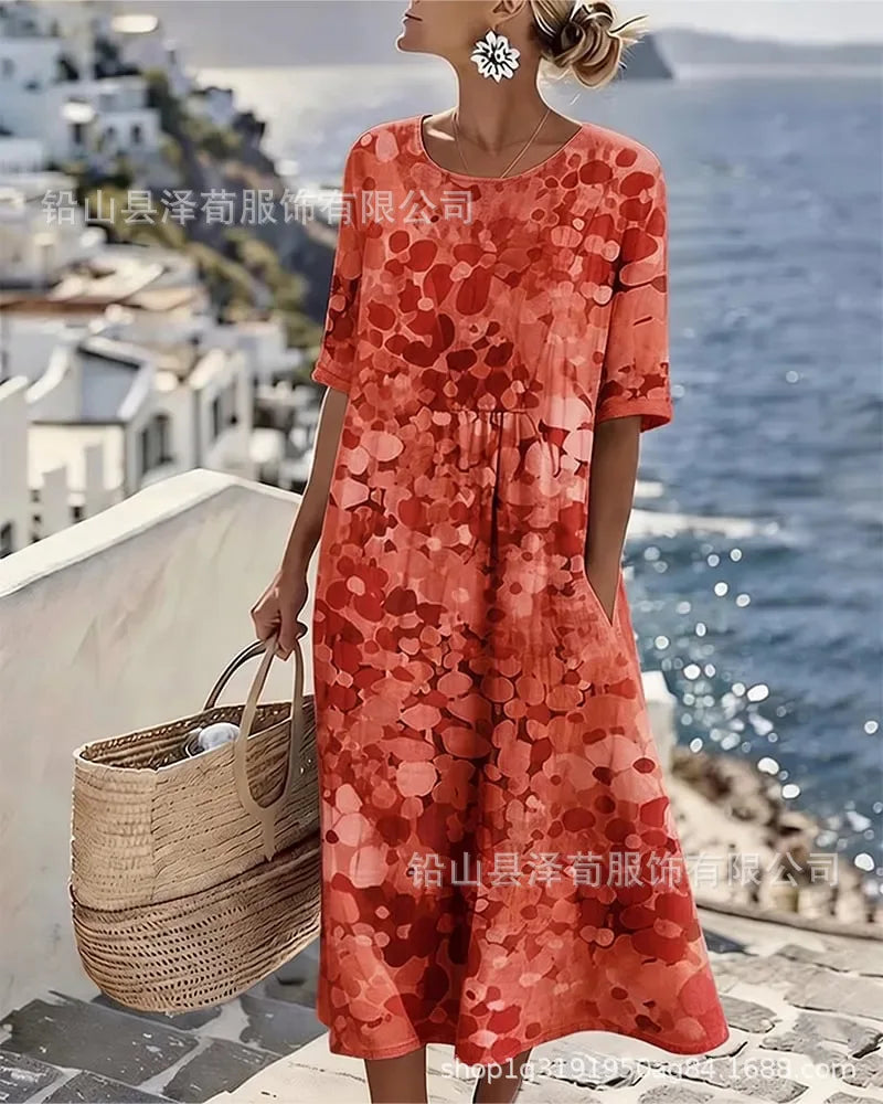 Arabella Boho Floral Maxi Dress