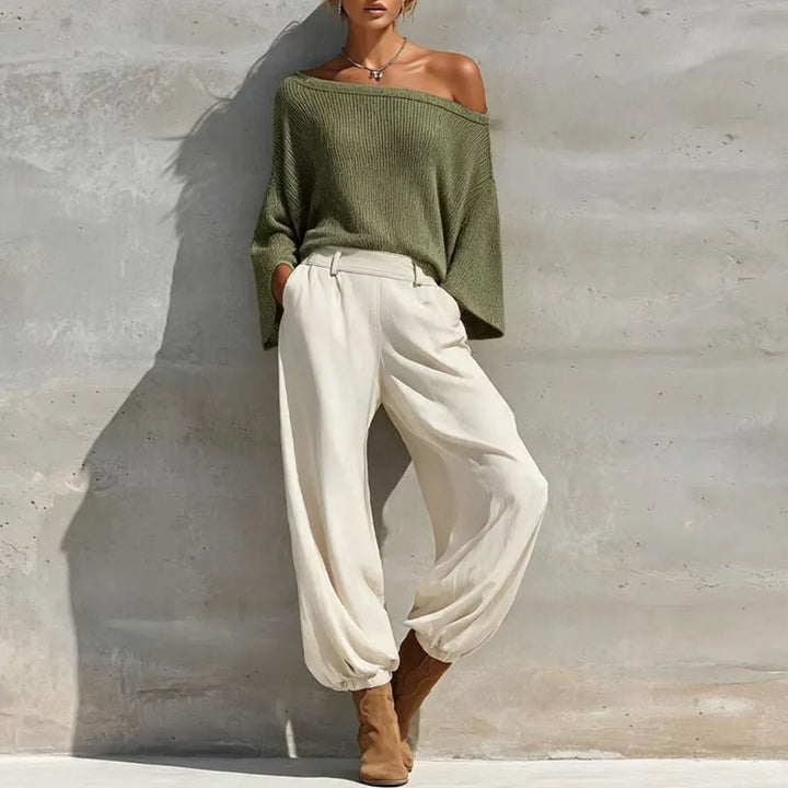 Maren Knit One Shoulder Set