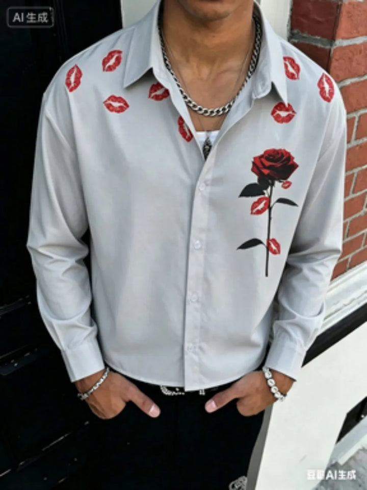 Hudson Graphic Button Front Shirt