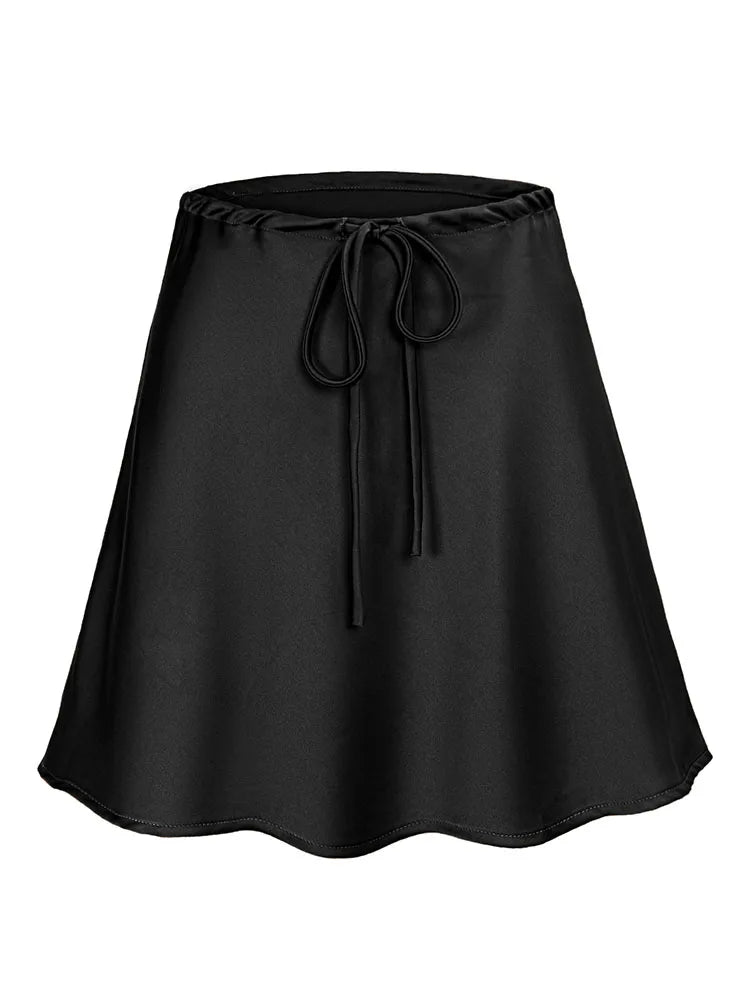 Orlina Satin Mini Skirt