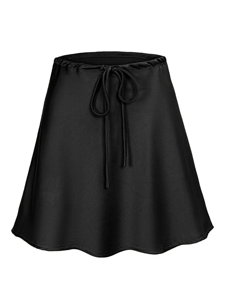 Orlina Satin Mini Skirt