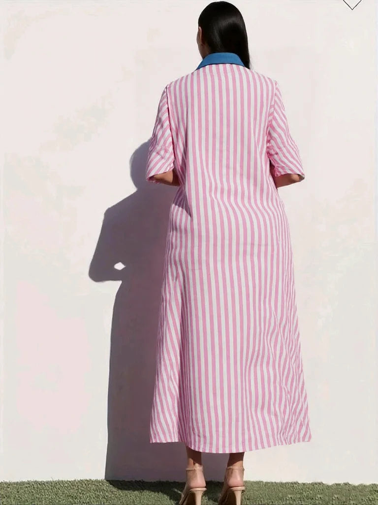 Paloma Stripe Maxi Dress