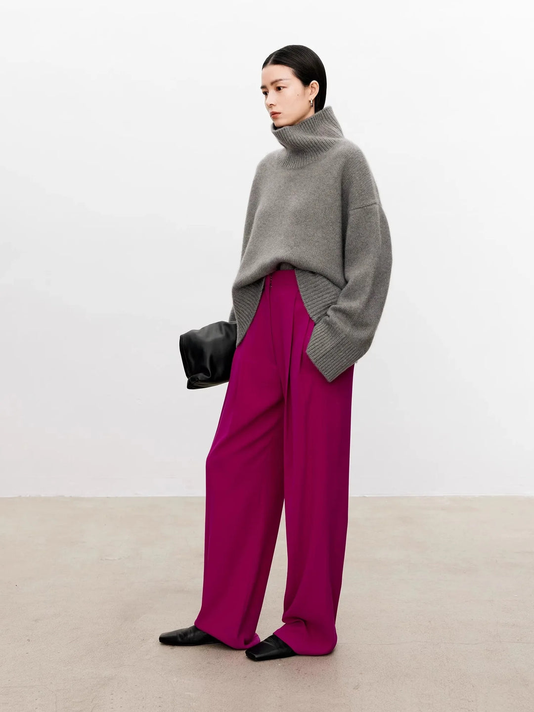 Guinevere Turtleneck Cashmere Pullover